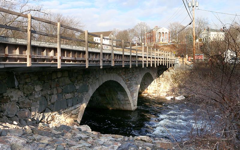 A RIDOT Slatersville Stone Arch Bridge 1-4-19