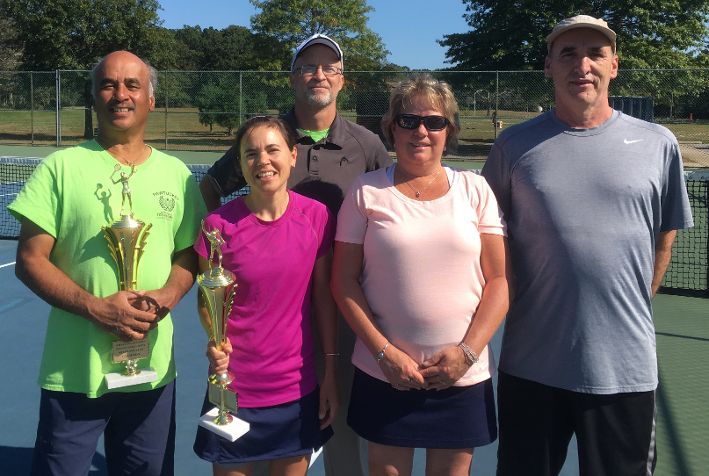 D Open Mixed doubles Champion andrunnerup